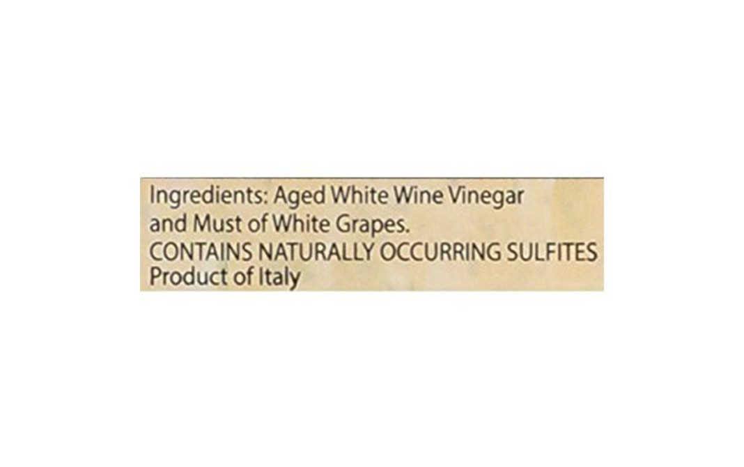 Colavita White Balsamic Vinegar    Glass Bottle  500 grams